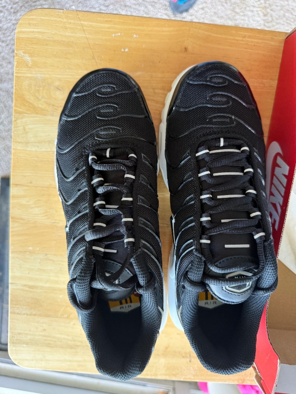 Nike Air Max Plus Tn Black/White 5.5W
